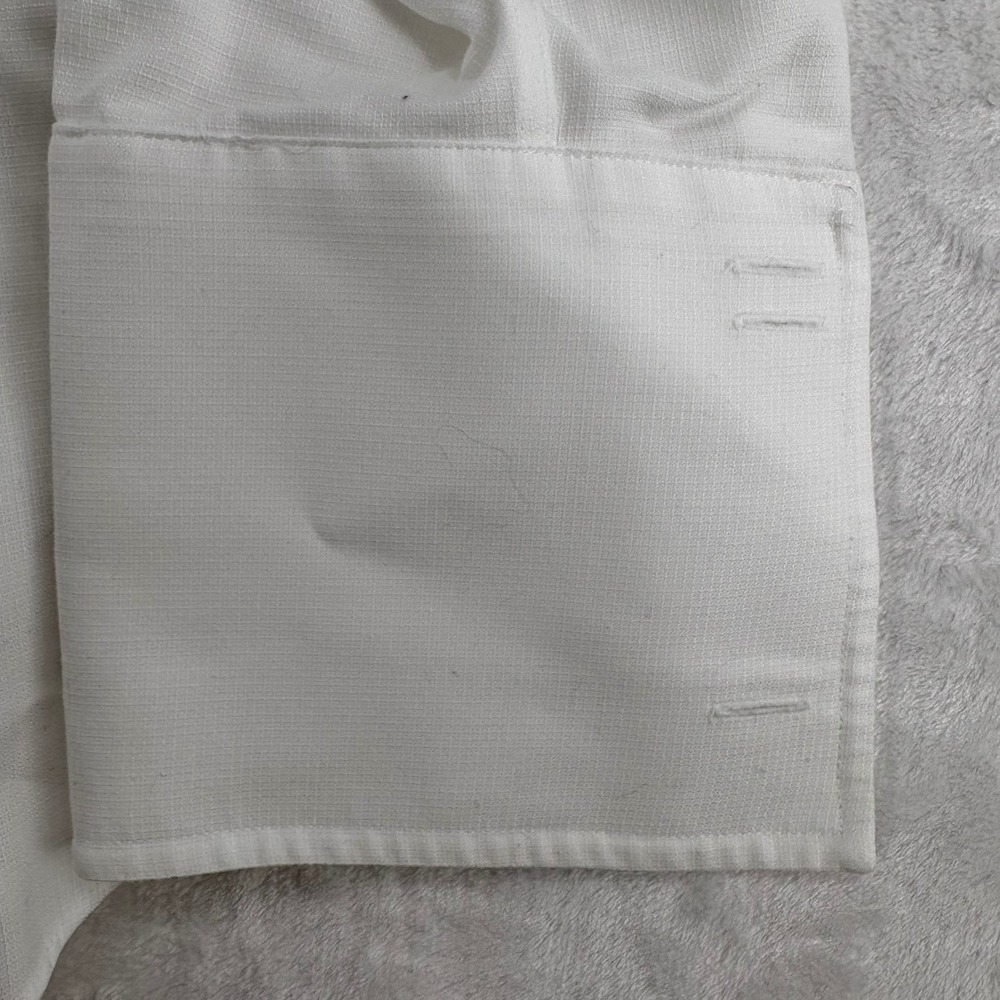 Charles Tyrwhitt Dress Shirt Mens 19/37 Dress Shirt White Non Iron Classic Fit - Picture 7 of 8